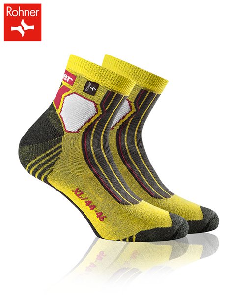 TRAIL chaussette de course de Rohner - 031 lemon