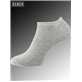 Bio Baumwolle chaussettes sneaker pour hommes - 9714 hellgrau mel.