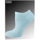 Bio Baumwolle chaussettes courtes pour femmes - 3416 bleu