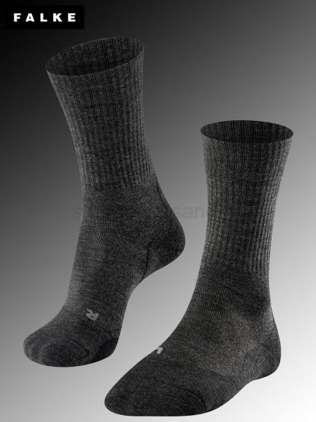 TK2 WOOL women chaussettes de trekking de Falke - 3150 smog