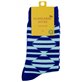 BLUE LIGHTNING - chaussettes rayées bleues Bumblebee