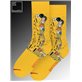 Chaussettes MuseARTa - Le baiser de Gustav Klimt - yellow