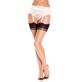 RHT Full Contrast bas nylon couleur contrastée - nature/noir