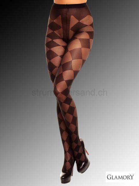 DIAMOND 20 Collants a la mode avec motif en losange