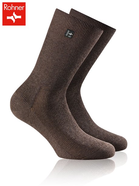 SUPER chaussettes pour homme de Rohner - 046 mocca