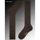 TEPPICH IM SCHUH chaussette hauteur genou de Falke - 5450 dark brown mel.