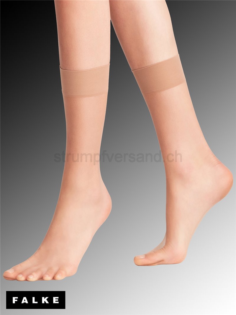 FALKE Fine knee-high stockings SHELINA in 4299 sun