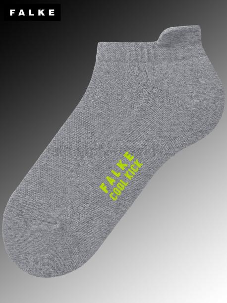 COOL KICK chaussettes courtes pour hommes & femmes - 3775 light grey mel.