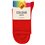 COLOUR chaussettes pour femmes de NUR DIE - 1046 rouge