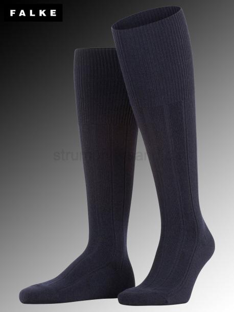 LHASA RIB chaussettes au genou de Falke - 6375 dark navy