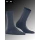 COSY WOOL chaussettes Falke pour femmes - 6688 dark blue mel.