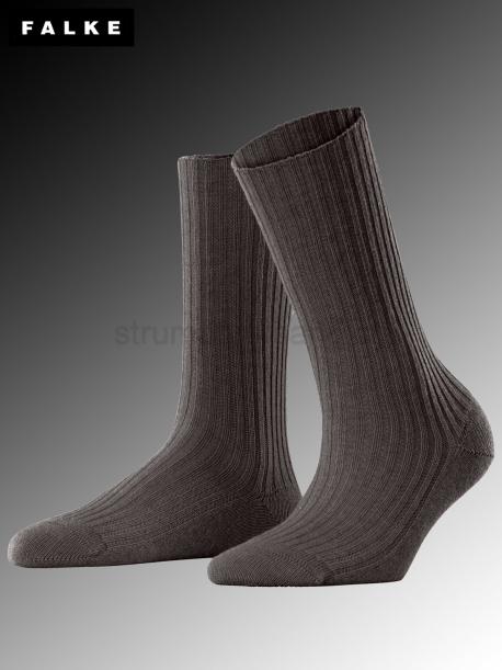 COSY WOOL BOOT chaussettes femmes de Falke - 5233 dark brown