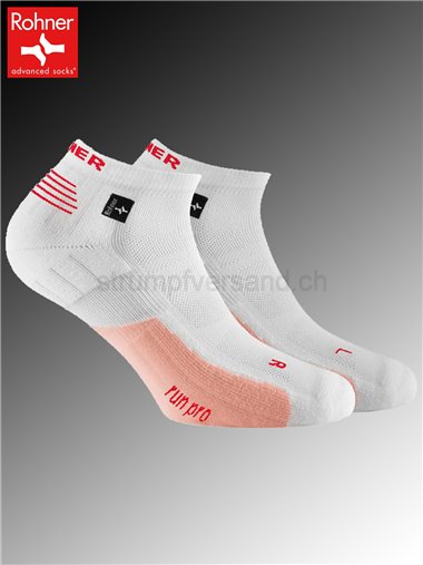 RUN PRO chaussettes de sport Rohner - 263 flamingo