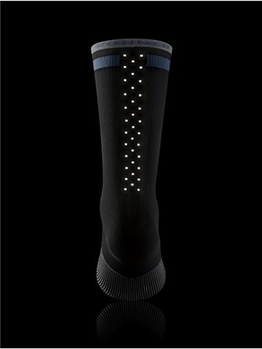 SPEED PRO chaussettes de sport Rohner avec réflecteurs - 009 noir