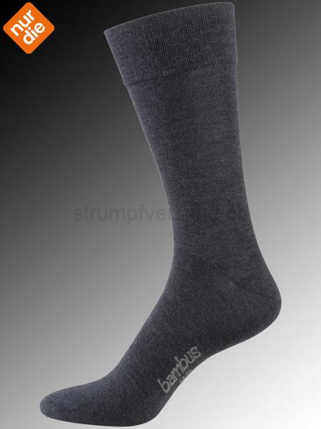 BAMBUS - chaussettes hommes de Nur Die - 926 anthrazitmel.