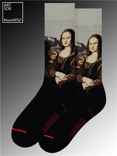 Chaussettes MuseARTa - "La Joconde" de Leonardo da Vinci