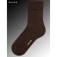 STRIGGINGS RIB chaussette femme de Falke - 5450 dark brown mel.