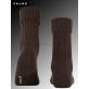 STRIGGINGS RIB chaussette pour femme de Falke - 5450 dark brown mel.