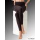 SOFT WOOL COTTON legging Kunert - 821 brown mel.