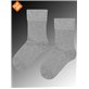 BIO-BAUMWOLLE chaussettes pour femmes de Nur Die - 354 hellgraumel.