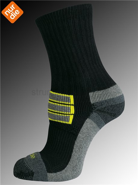 OUTDOOR SOCKEN chaussettes femmes de Nur Die - 985 schwarz - gelb