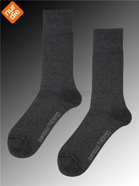 BAMBUS THERMO chaussettes hommes de Nur Die - 926 anthrazitmel.