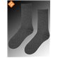 OHNE GUMMI chaussette homme sans élasthanne - 346 mittelgrau-mel.