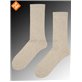OHNE GUMMI chaussettes pour hommes de Nur Die - 617 beige-mel.