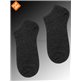 SNEAKER BAUMWOLLE chaussettes courtes pour hommes de Nur Die - 926 anthrazitmel.