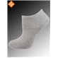 SNEAKER BAUMWOLLE chaussettes de sneaker pour femmes de Nur Die - 354 hellgrau-mel.