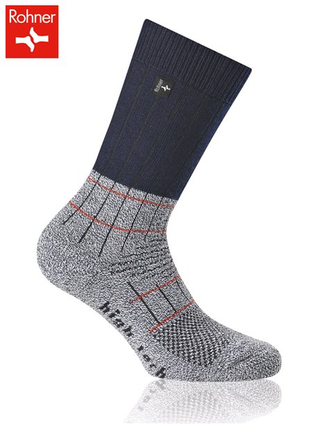 FIBRE HIGH TECH JR. chaussette de Rohner - 010 marine
