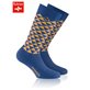 TRIANGLE JUNIOR chaussettes de ski Rohner pour enfants - 090 bleu royal