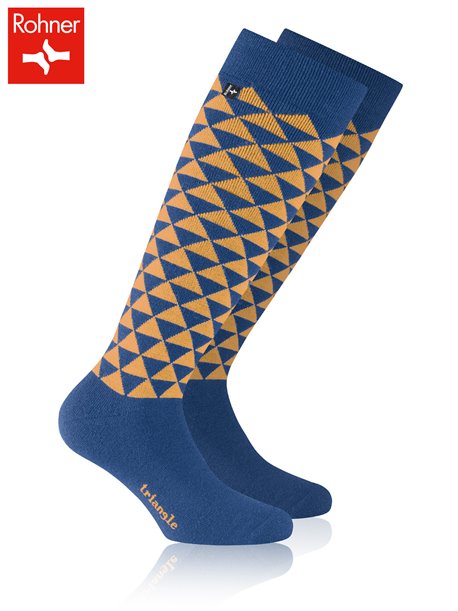 TRIANGLE chaussette de ski Rohner - 090 bleu royal