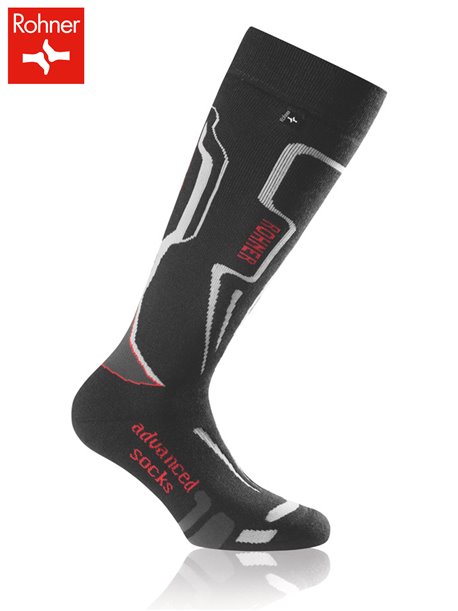 SKI MOTION KIDS chaussettes Rohner pour enfants - 009 noir
