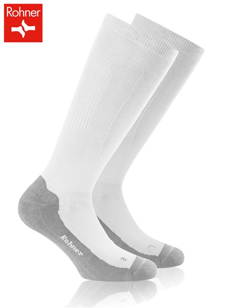 COMPRESSION ENERGY chaussettes de compression de Rohner - 008 blanc
