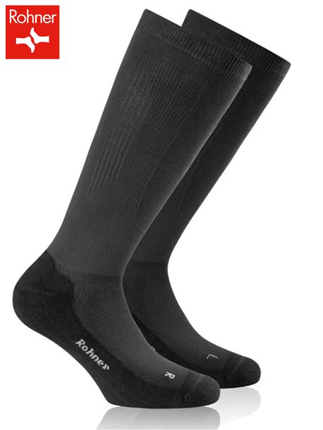 COMPRESSION GOLF chaussettes Rohner pour golfeurs - 009 noir