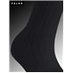 COTTON RIB chaussettes femmes de Falke - 3000 noir
