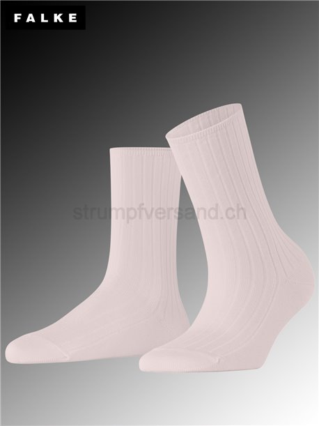 COTTON RIB chaussettes pour femmes Falke - 8458 light pink