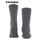DOVER chaussettes hommes de Burlington - 3070 dark grey mel.