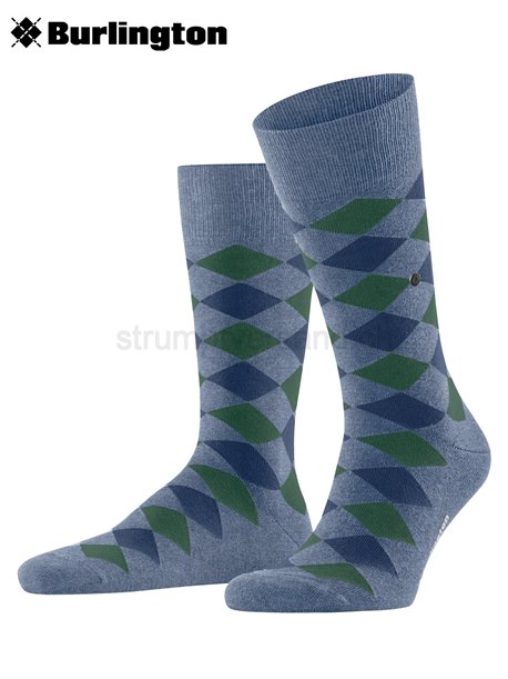 DANNY chaussettes de Burlington - 6662 light jeans
