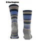STRIPE chaussettes hommes de Burlington - 3070 dark grey mel.