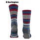 STRIPE chaussettes hommes de Burlington - 6120 marine