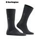 LEEDS chaussettes pour hommes de Burlington - 3180 asphalt mel.