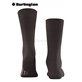 LEEDS chaussettes hommes de Burlington - 5166 brown mel.