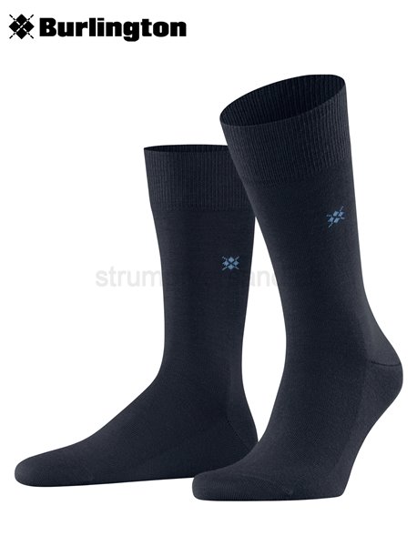 LEEDS chaussettes de Burlington - 6120 marine
