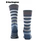 BLACKPOOL chaussettes pour hommes de Burlington - 6688 dark blue mel.