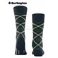 TARTAN chaussettes pour hommes de Burlington - 6121 marine