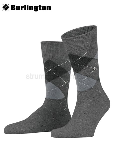 DUNDEE chaussettes Burlington - 3975 carbon mel.