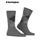 DUNDEE chaussette pour homme de Burlington - 3975 carbon mel.