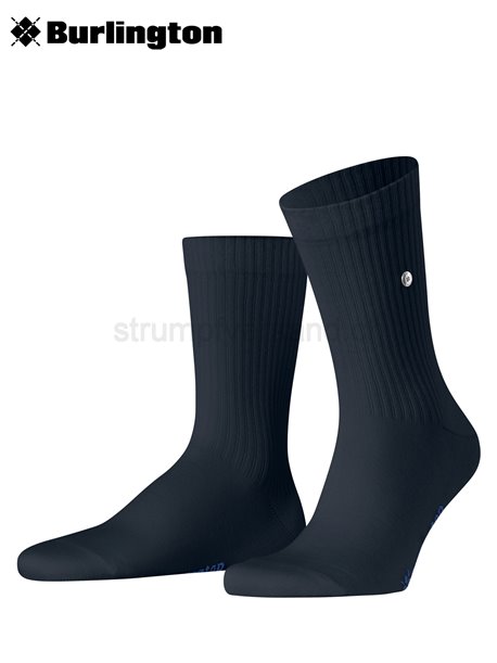 BOND STREET chaussettes Burlington pour hommes - 6120 marine
